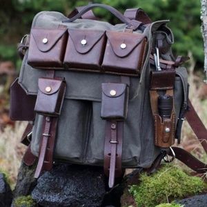 SBL 5 Pocket Weatherproof Canvas Backpack